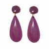 PENDIENTES MORADOS LÁGRIMA