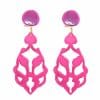 pendientes flamenca fucsia
