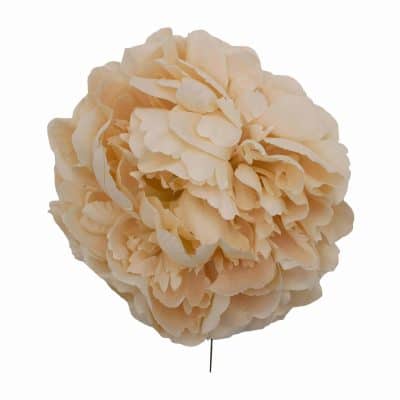 Flor de flamenca estilo peonía color Marfil