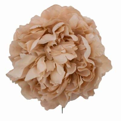 Flor de flamenca estilo peonía color Beige