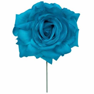 Rosa de flamenca color Aguamarina