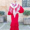 TRAJE DE FLAMENCA ALEGRÍA ROJO