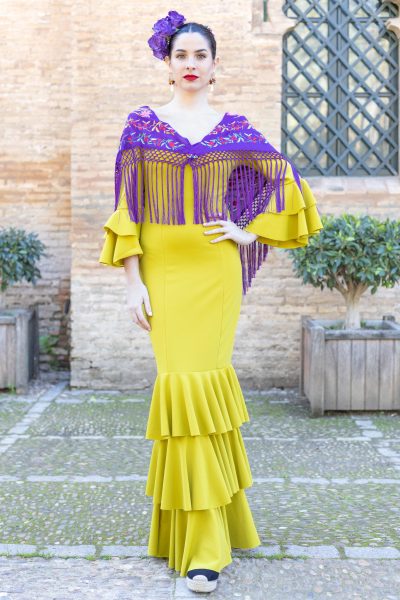 TRAJE DE FLAMENCA ALEGRÍA LIMA