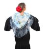 Mantón Primavera Azul