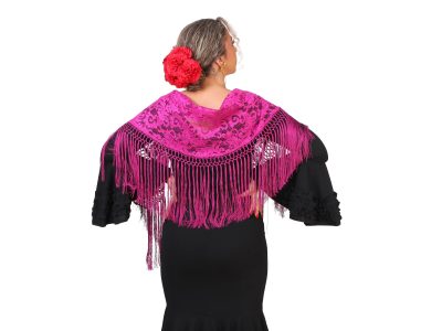 Mantoncillo de encaje buganvilla