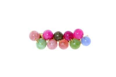 Broche de piedras Ágata en multipastel