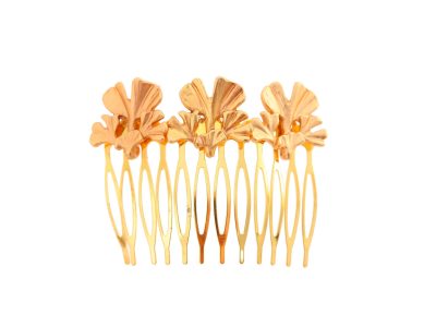 Peinecillo dorado de hojas