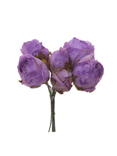 Capullo envejecido de rosas color Cardenal