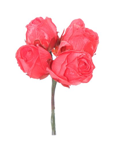 Capullo envejecido de rosas color Coralina