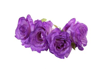 Diadema de rosas en color lila