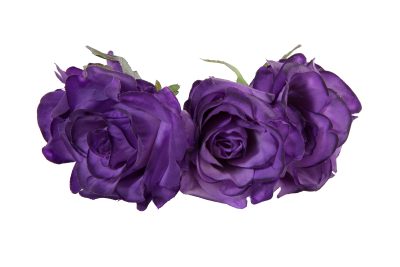 Diadema de rosas en color morado