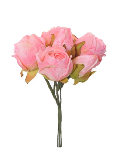 Capullo envejecido de rosas color Rosa Bebé