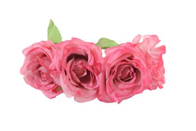 Diadema de rosas en color rosa chicle
