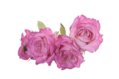 Diadema de rosas en color rosa malva