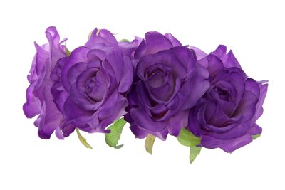 Diadema de rosas en color ultravioleta