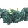 Diadema de rosas en color verde antiguo