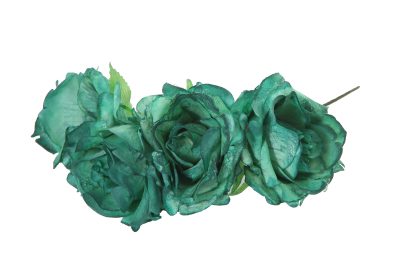 Diadema de rosas en color verde botella