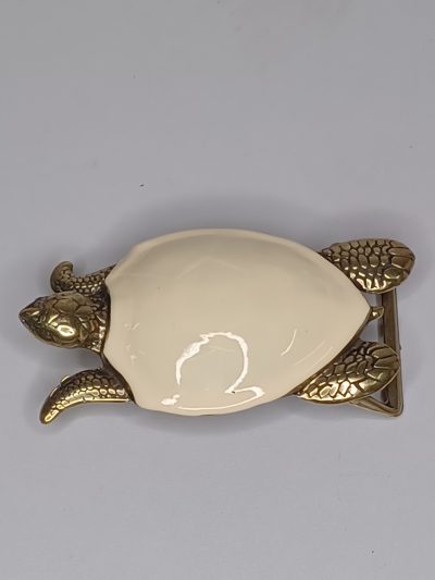 Hebilla tortuga marfil esmaltada