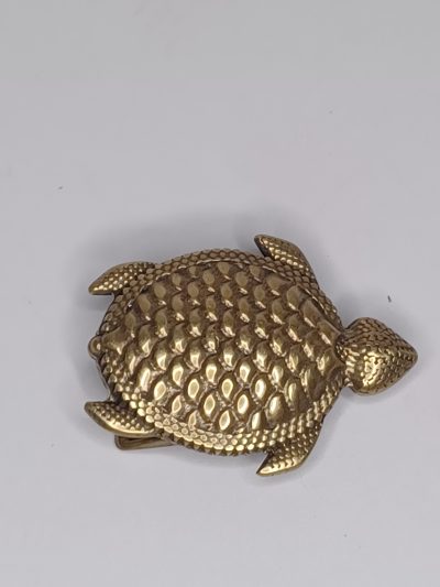 Hebilla tortuga dorada