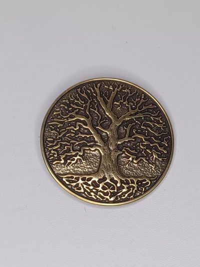 Hebilla dorada Árbol de la vida