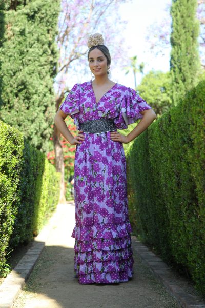 Bata Rociera Clavel estampada