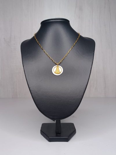 Colgante rociero nácar pequeño