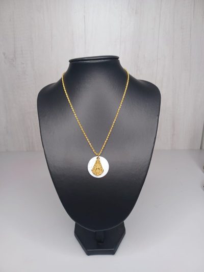 Colgante rociero nácar grande