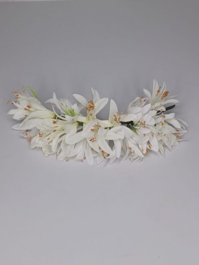 Diadema de jazmines blanca