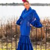 Traje de flamenca Pastora Azulina