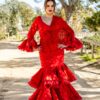 Traje de flamenca Rocío Rojo