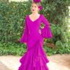 Traje de flamenca Valentina Buganvilla
