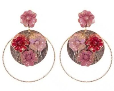 Pendientes de porcelana