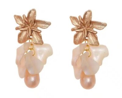 Pendientes de pétalos