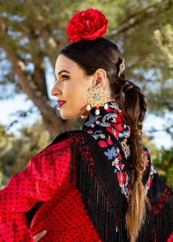 Pendientes de flamenca