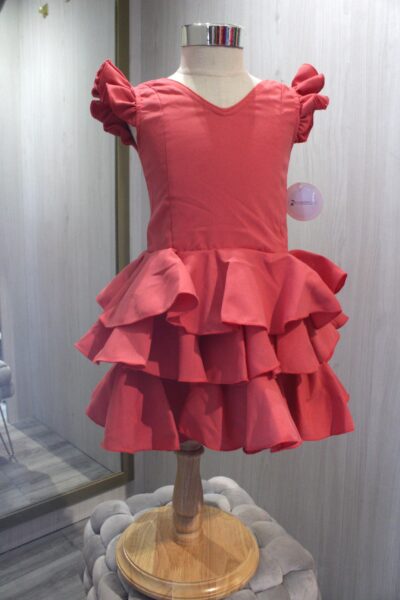 Traje de flamenca niña Manuela Coral
