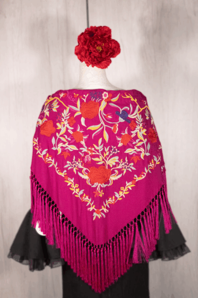 Mantón Alegría Buganvilla