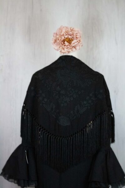 Mantón Alegría Negro