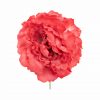 Flor de flamenca estilo peonia color coral