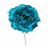 Flor de flamenca estilo peonia color Agua Marina