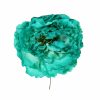 Flor de flamenca estilo peonia Verde Agua