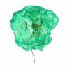 Flor de flamenca estilo peonia color Verde Andalucía