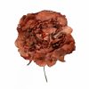 Flor de flamenca estilo peonia color cobre