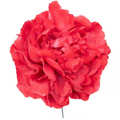 Flor de flamenca estilo peonía color Rojo Carmín