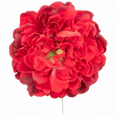 Flor de flamenca estilo peonía color Rojo