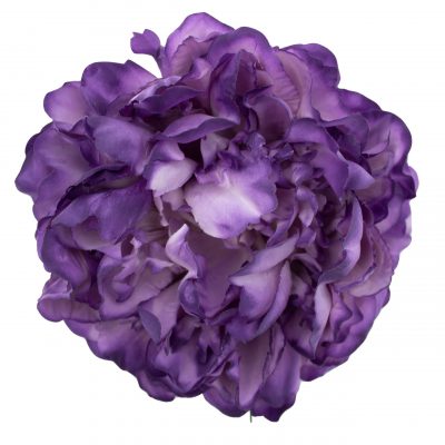Flor de flamenca estilo peonia color Morado