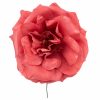 Rosa de flamenca color Rojo Coral