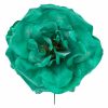 Rosa de flamenca color Verde Esmeralda