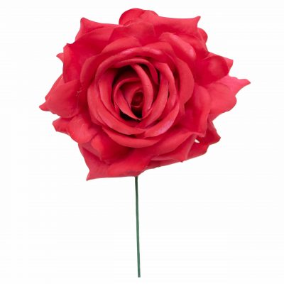 Rosa de flamenca color Rojo Carmín