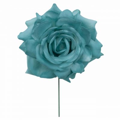 Rosa de flamenca color Verde Agua Envejecido