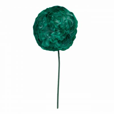 Flor de flamenca mediana color Verde Esmeralda